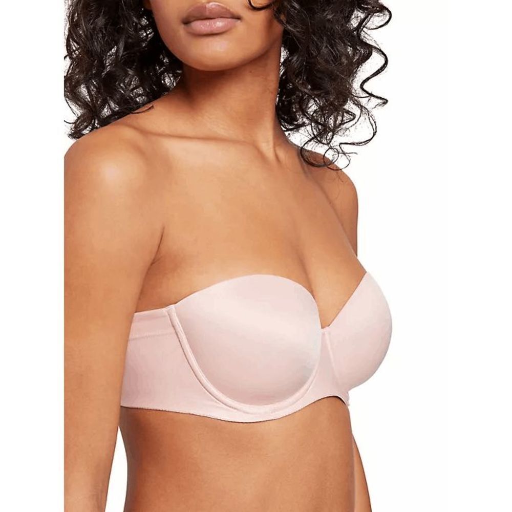 Wolford Sheer Touch Bandeau Bra 34D Rosepowder - Picture 5 of 16
